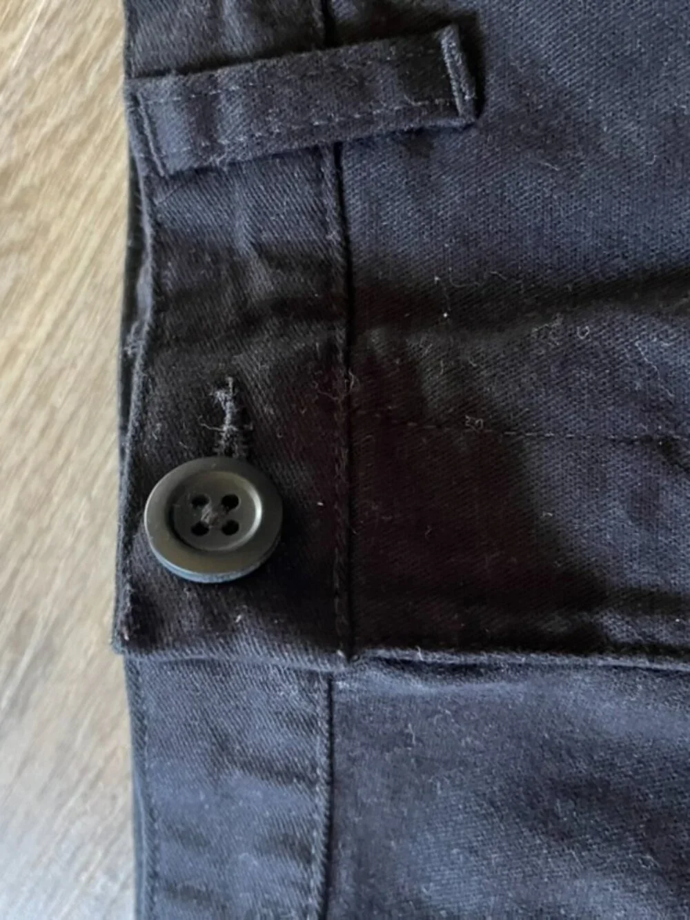 Black Stretch Cotton  Size 7Slim Fit Pants – Casual Everyday Trousers - Old Navy
